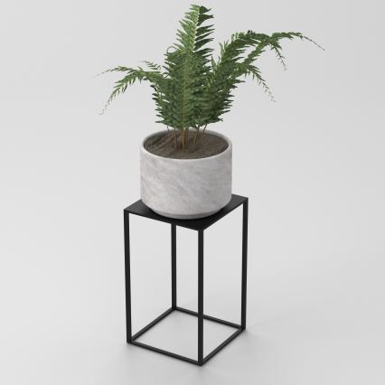 Стойка за цветя 40x24 см черен