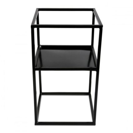 Стойка за цветя 40x24 см черен