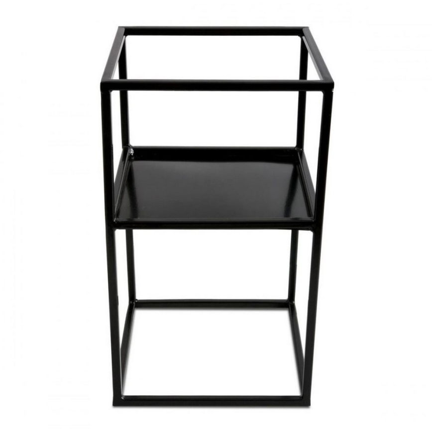 Стойка за цветя 40x24 см черен