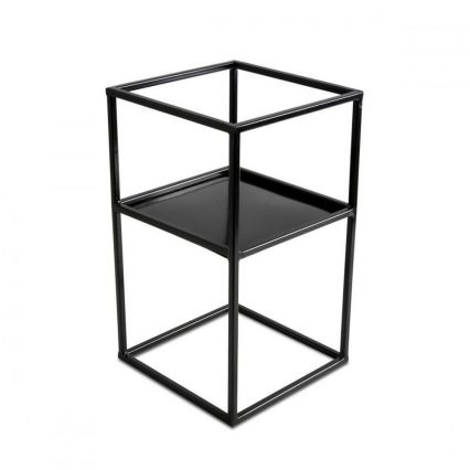 Стойка за цветя 40x24 см черен