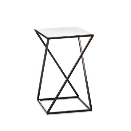 Стойка за цветя 40x24 см черен