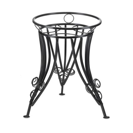 Стойка за цветя 47x43 см черен