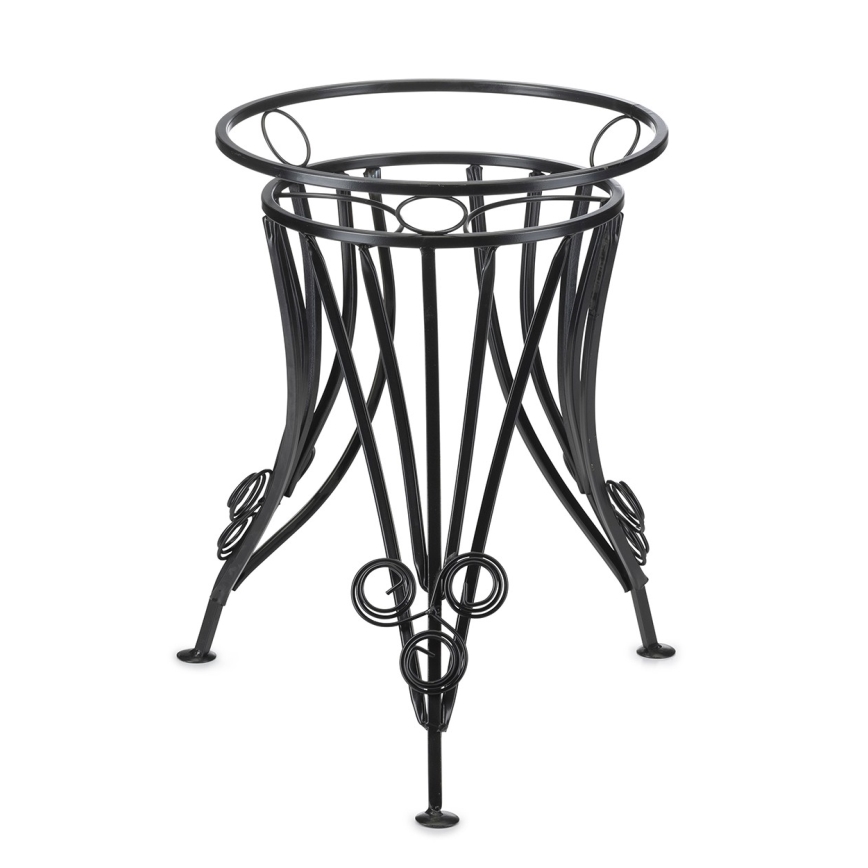 Стойка за цветя 47x43 см черен