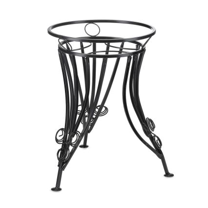 Стойка за цветя 47x43 см черен