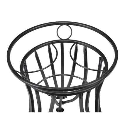 Стойка за цветя 47x43 см черен