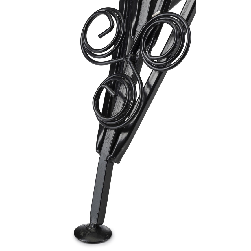 Стойка за цветя 47x43 см черен