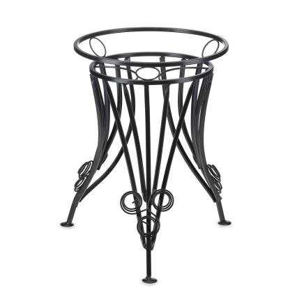 Стойка за цветя 47x43 см черен
