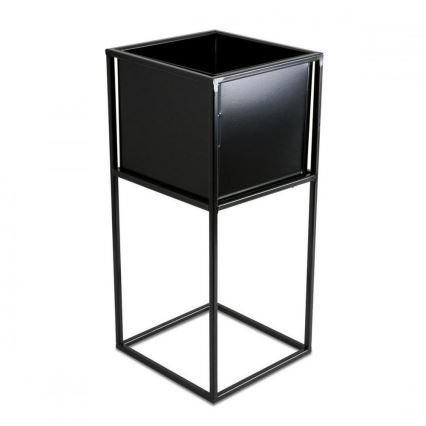 Стойка за цветя 50x24 см черен