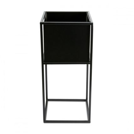 Стойка за цветя 50x24 см черен