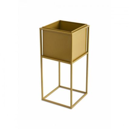 Стойка за цветя 50x24 см златист