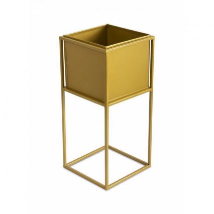 Стойка за цветя 50x24 см златист