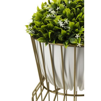 Стойка за цветя 50x26 см златист