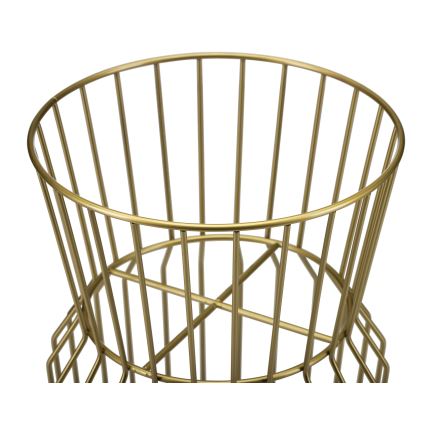 Стойка за цветя 50x26 см златист