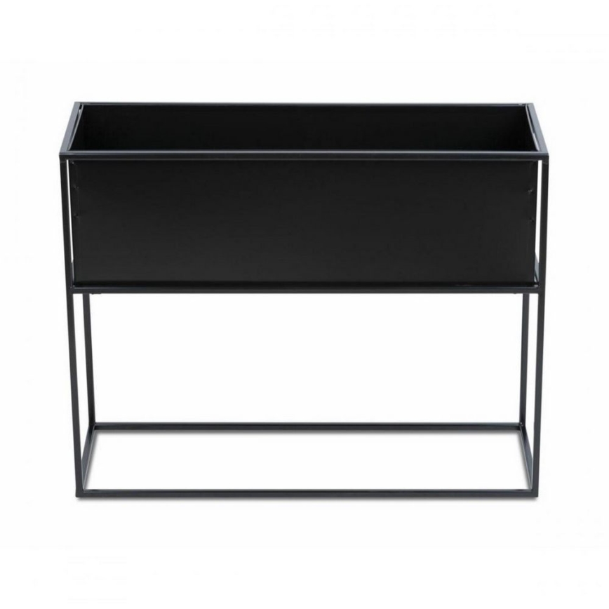 Стойка за цветя 50x64 см черен