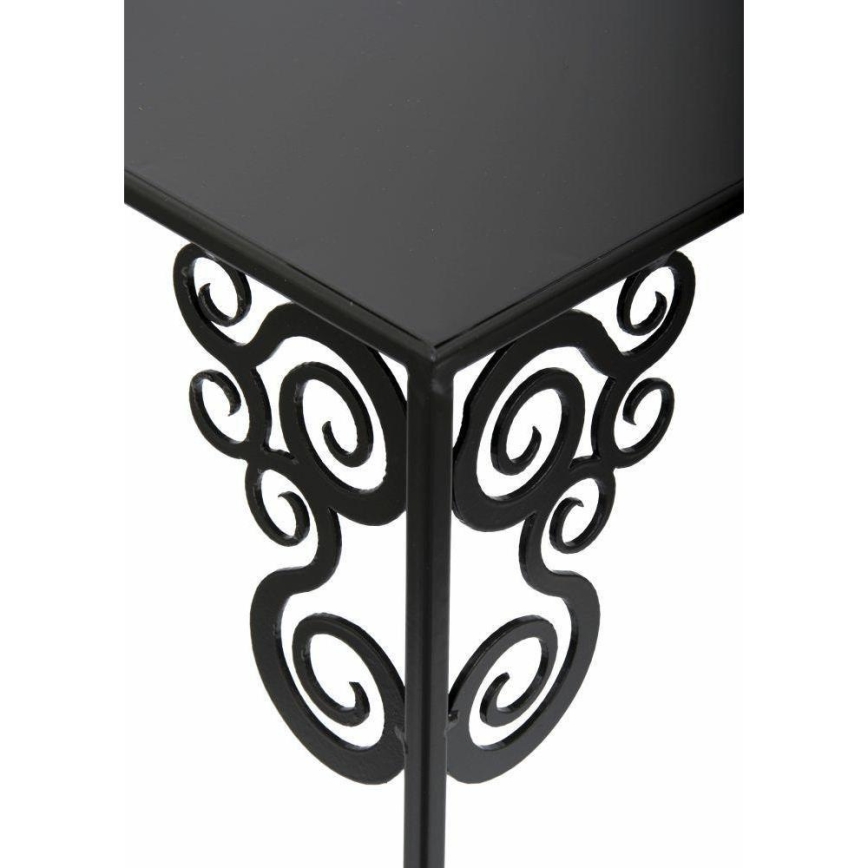 Стойка за цветя 60x24 см черен