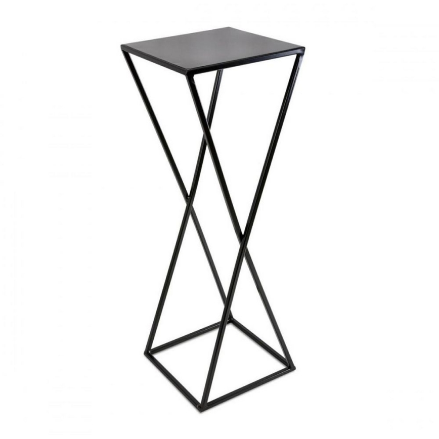 Стойка за цветя 70x24 черен