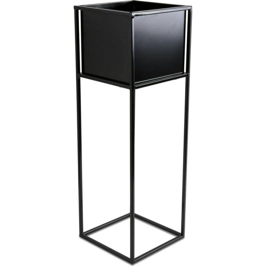 Стойка за цветя 70x24 см черен