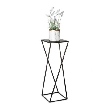 Стойка за цветя 70x24 см черен