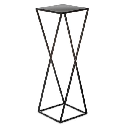 Стойка за цветя 70x24 см черен