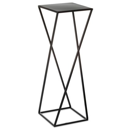 Стойка за цветя 70x24 см черен