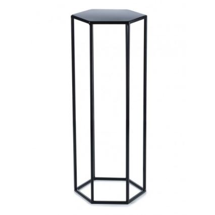 Стойка за цветя 70x24 см черен