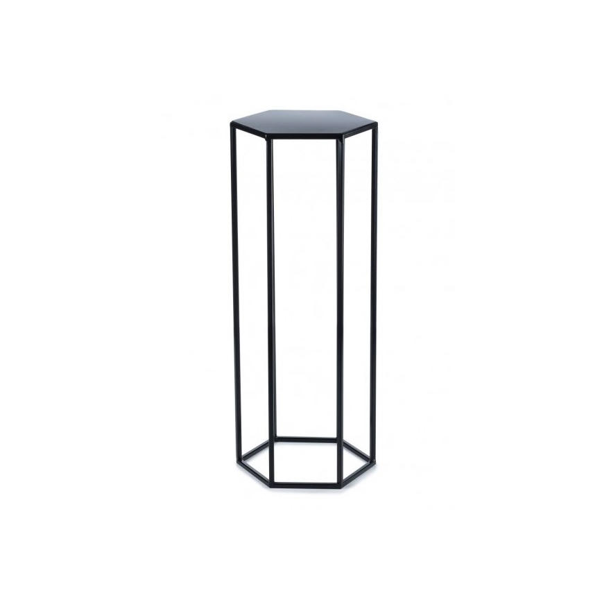 Стойка за цветя 70x24 см черен