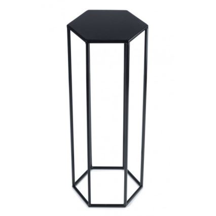 Стойка за цветя 70x24 см черен