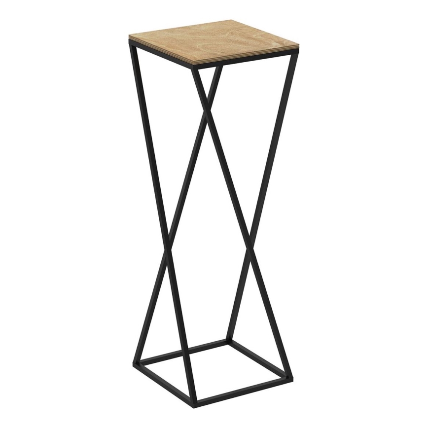 Стойка за цветя 70x24 см черен