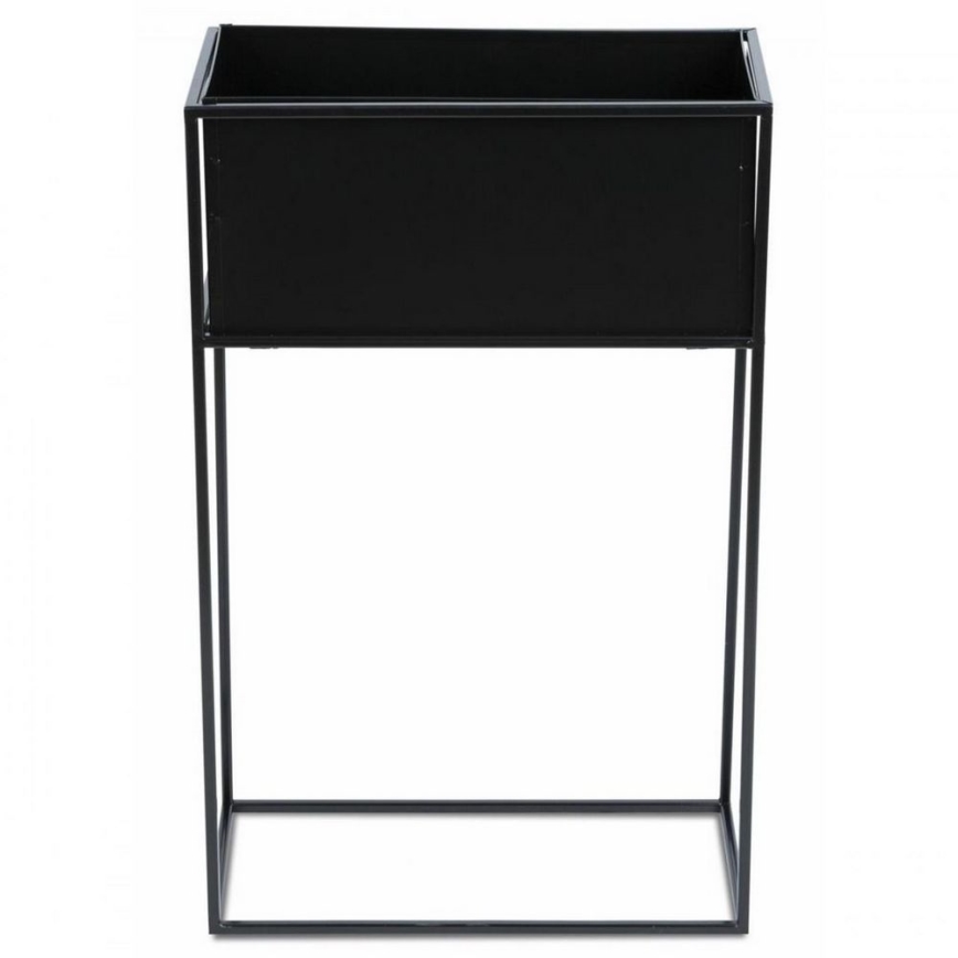 Стойка за цветя 70x44 см черен