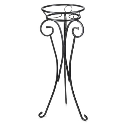 Стойка за цветя 74x34 см черен