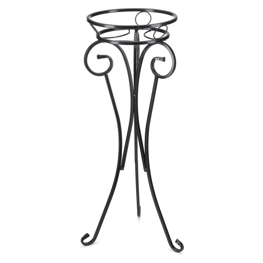 Стойка за цветя 74x34 см черен