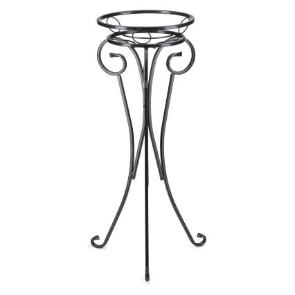 Стойка за цветя 74x34 см черен