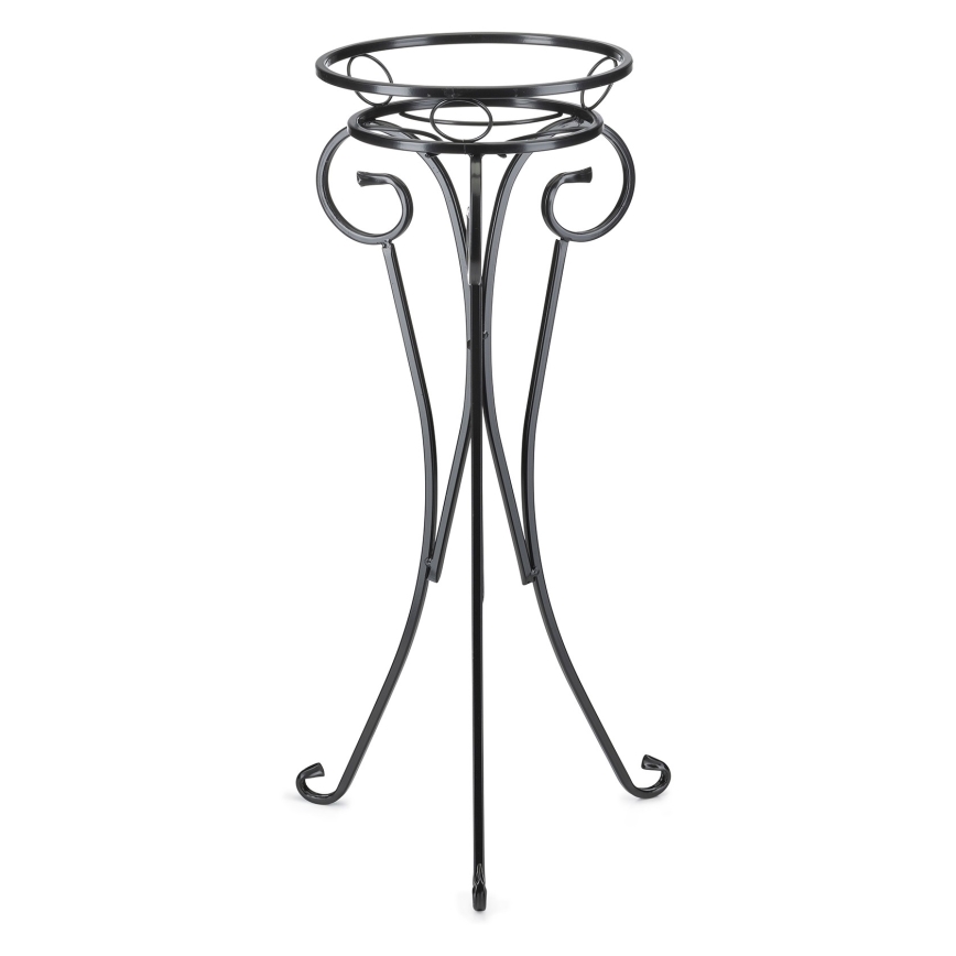 Стойка за цветя 74x34 см черен