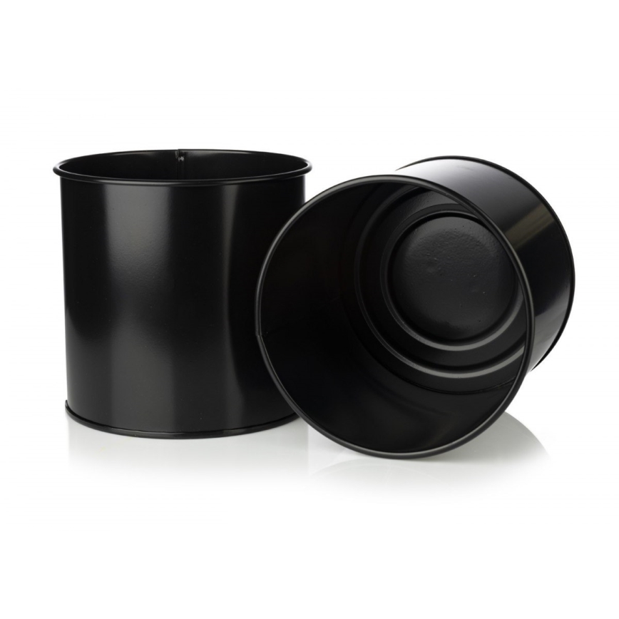 Стойка за цветя 75x17 см черен/златист