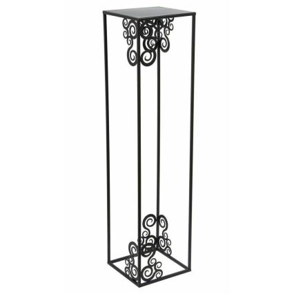 Стойка за цветя 80x24 см черен