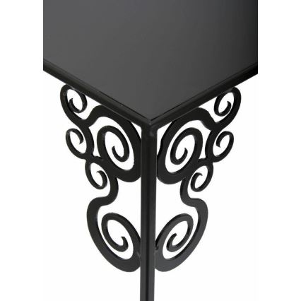 Стойка за цветя 80x24 см черен