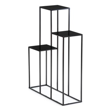 Стойка за цветя 80x60 см черен