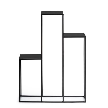 Стойка за цветя 80x60 см черен