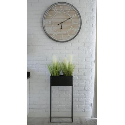 Стойка за цветя 90x44 см черен