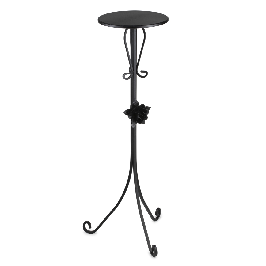 Стойка за цветя 95x39 см черен