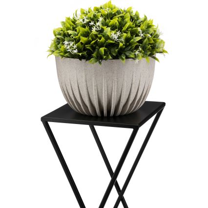 Стойка за цветя 95x78 см черен