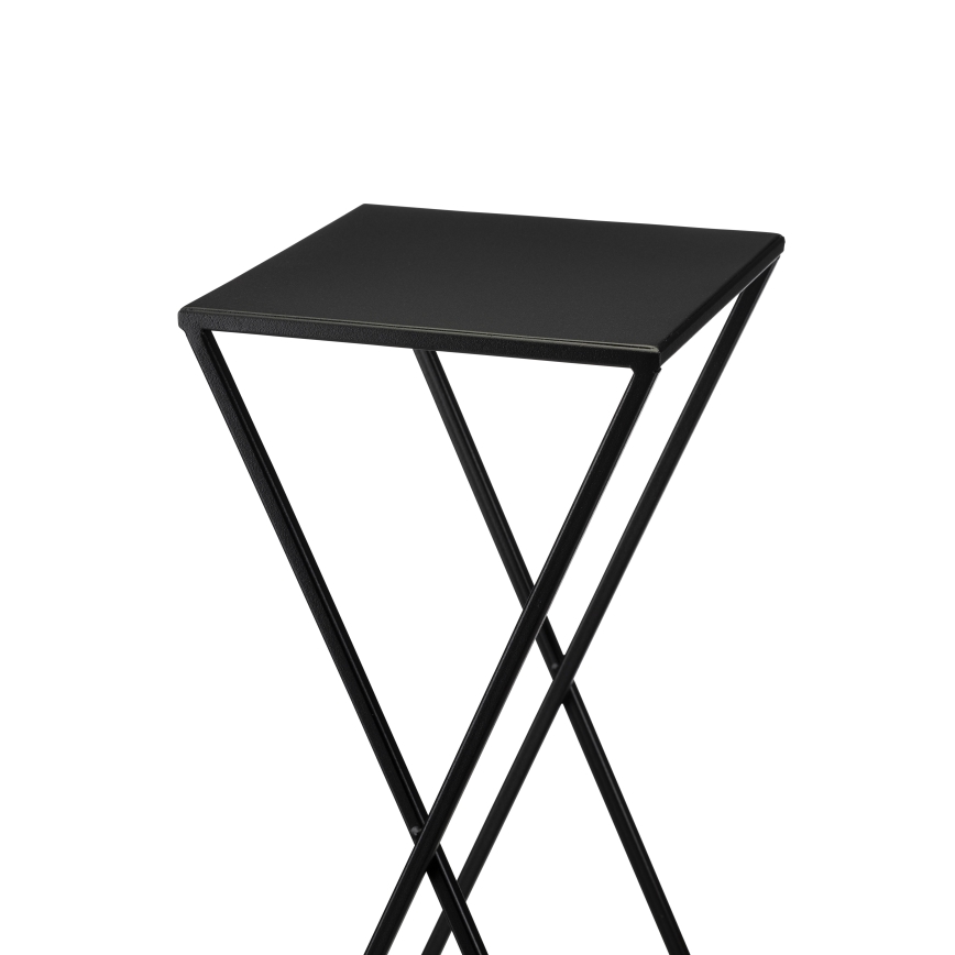 Стойка за цветя 95x78 см черен