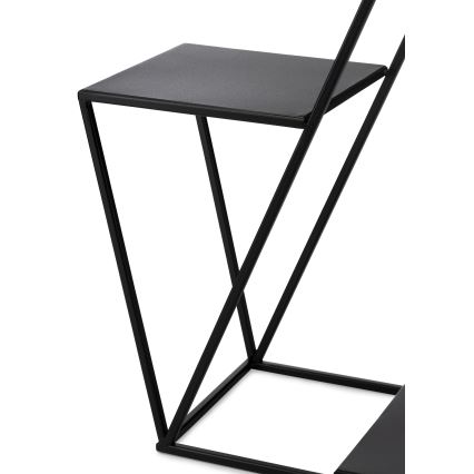 Стойка за цветя 95x78 см черен