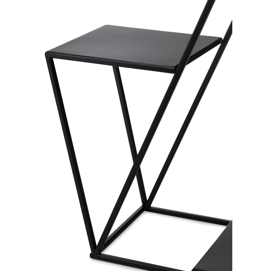 Стойка за цветя 95x78 см черен