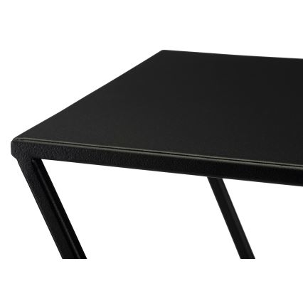 Стойка за цветя 95x78 см черен