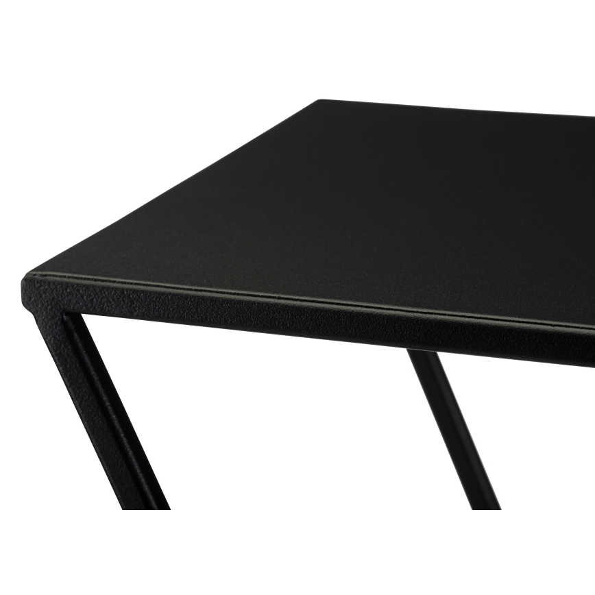 Стойка за цветя 95x78 см черен