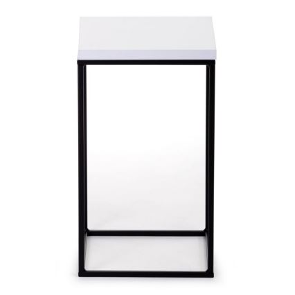 Стойка за цветя BASICLOFT 40x24 бял/черен