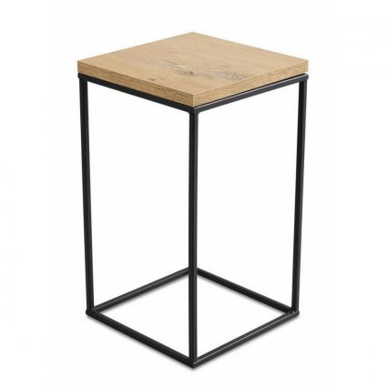 Стойка за цветя BASICLOFT 40x24 черен/кафяв