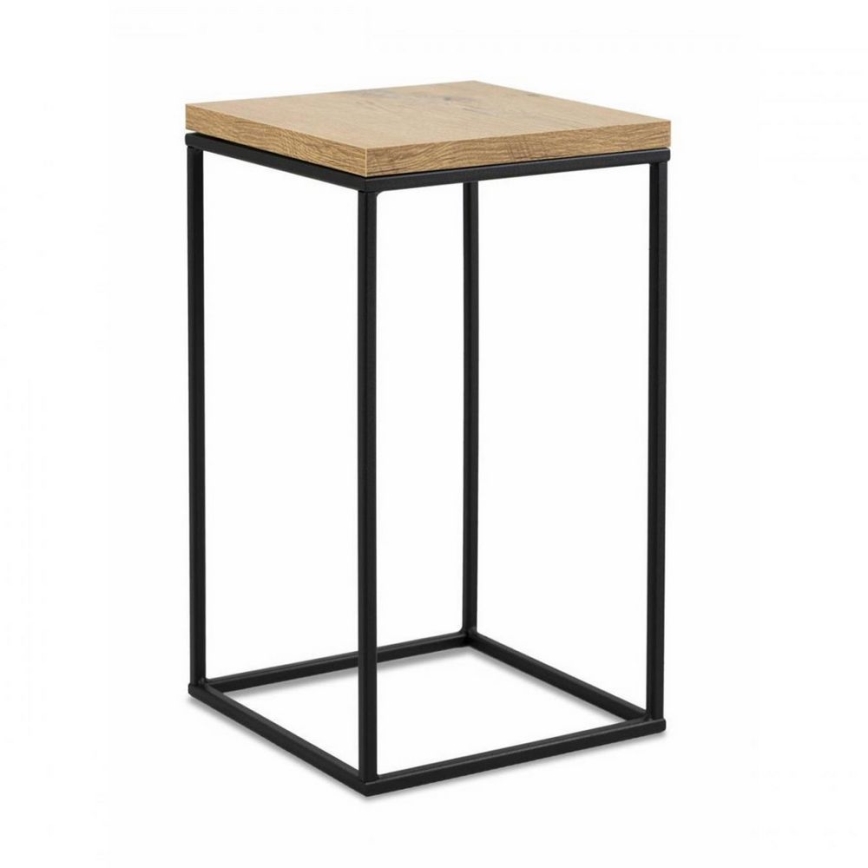 Стойка за цветя BASICLOFT 40x24 черен/кафяв