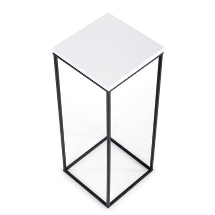 Стойка за цветя BASICLOFT 60x24 черен/бял